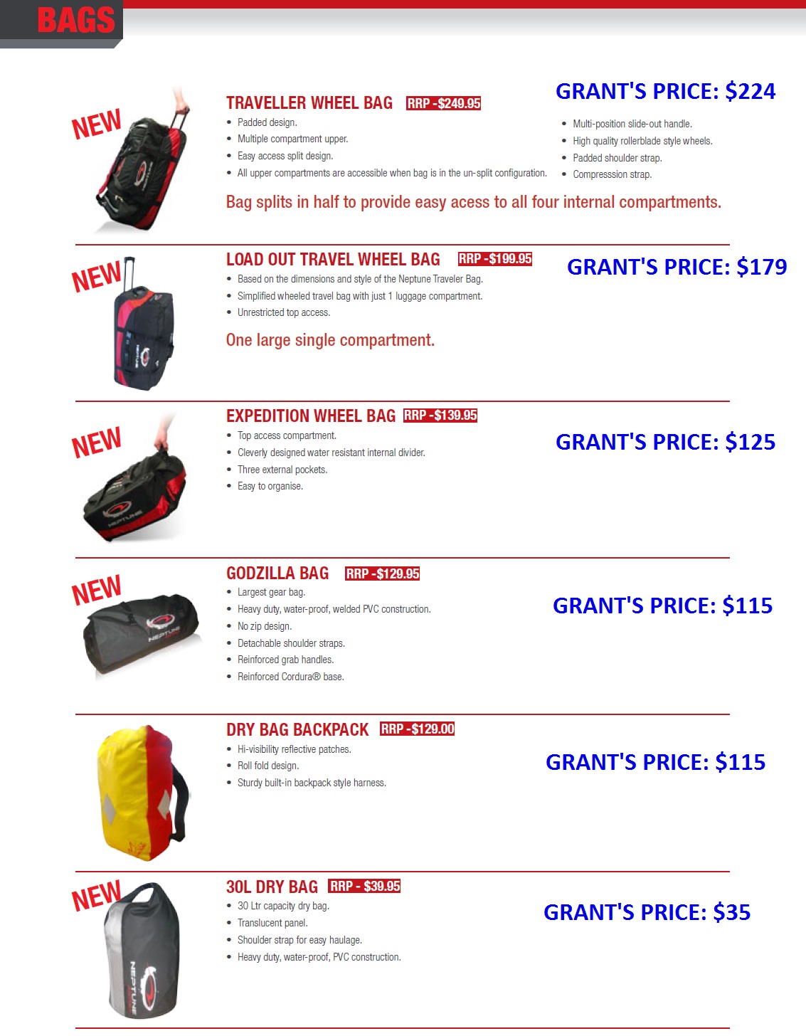 Dive Bags