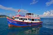 Colourful Dive Boat